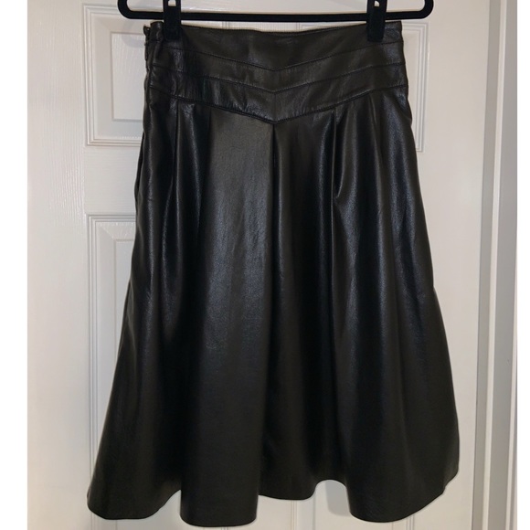 Joie Ordell Vegan Leather Midi Skirt—NWOT - Picture 10 of 14